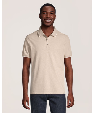 Polo piqué extensible pour hommes, 50 lavages, Denver Hayes