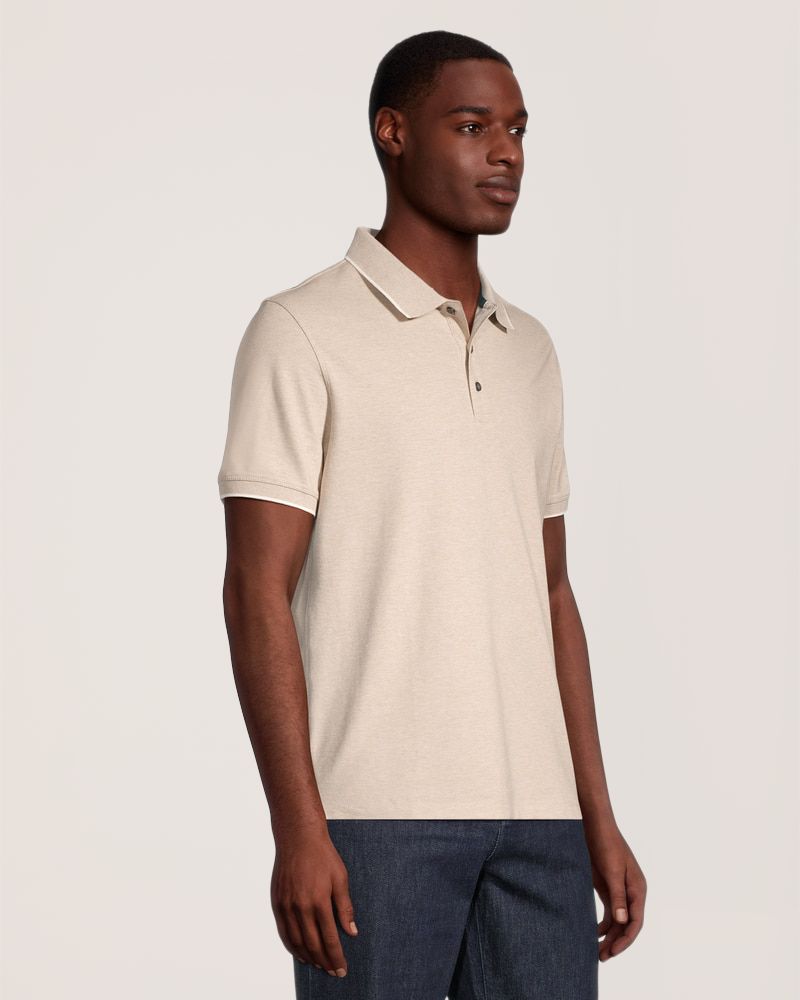 Polo piqué extensible pour hommes, 50&nbsp;lavages, Denver Hayes