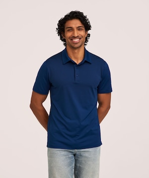 Denver Hayes Men's Comfort Dry Printed Polo Shirt