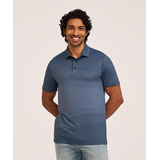 Denver Hayes Men's Comfort Dry All Over Print Polo Shirt Front_Flat