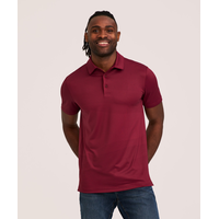 Denver Hayes Men's Comfort Dry All Over Print Polo Shirt