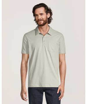 Polo extensible à coupe moderne pour hommes, Denver Hayes