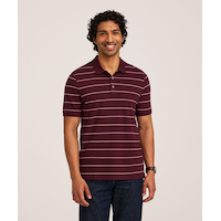 Denver Hayes Men's 50 Wash Stretch Pique Polo Shirt