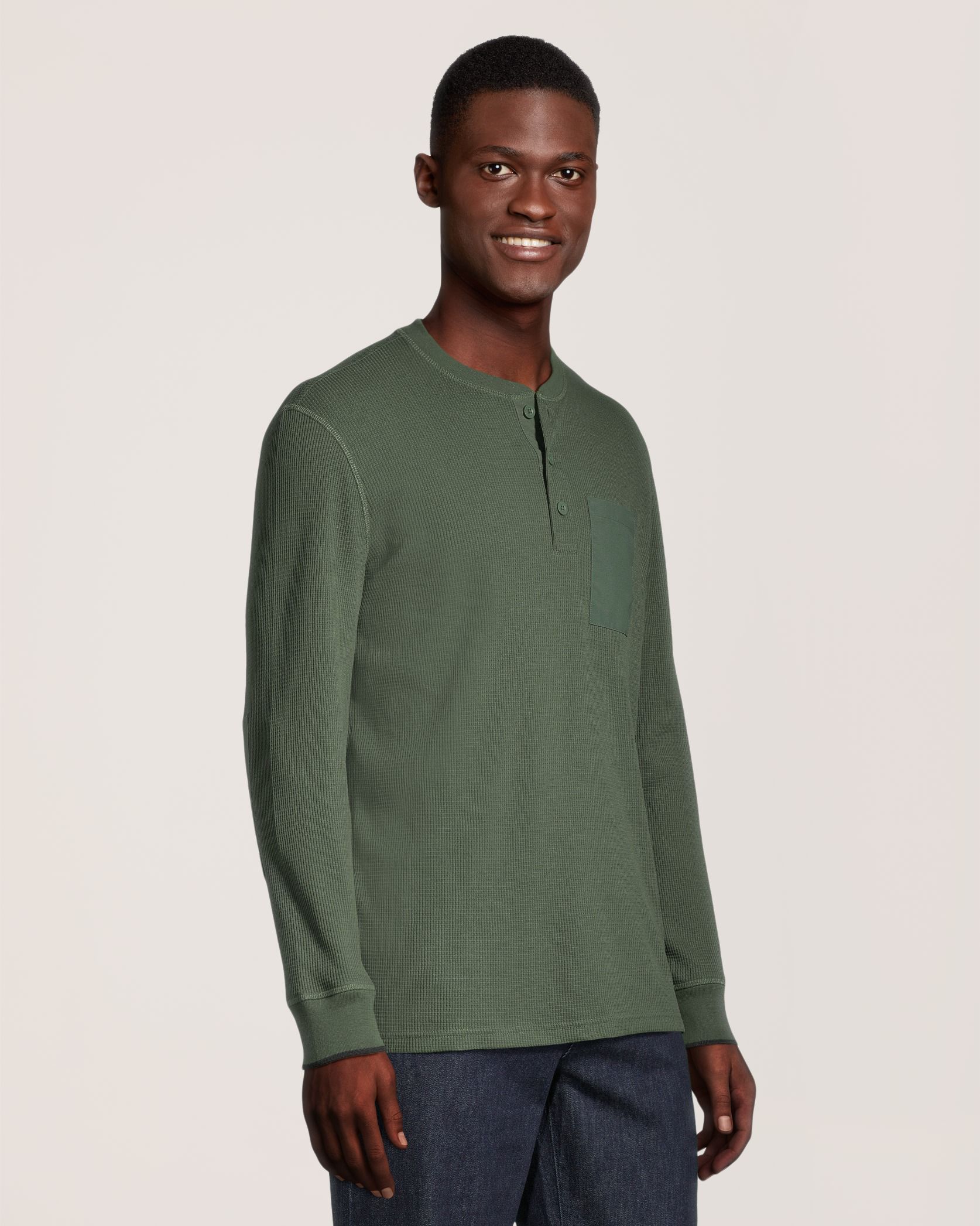 Chemise Henley en point de brioche pour hommes, Helly Hansen