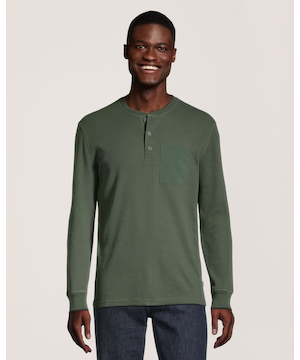 Helly Hansen Men's Waffle Knit Henley Shirt
