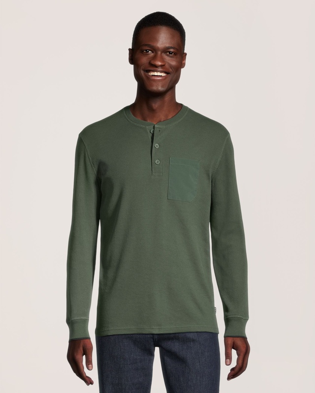 Helly Hansen Men's Waffle Knit Henley Shirt