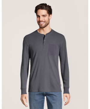 Helly Hansen Men's Waffle Knit Henley Shirt