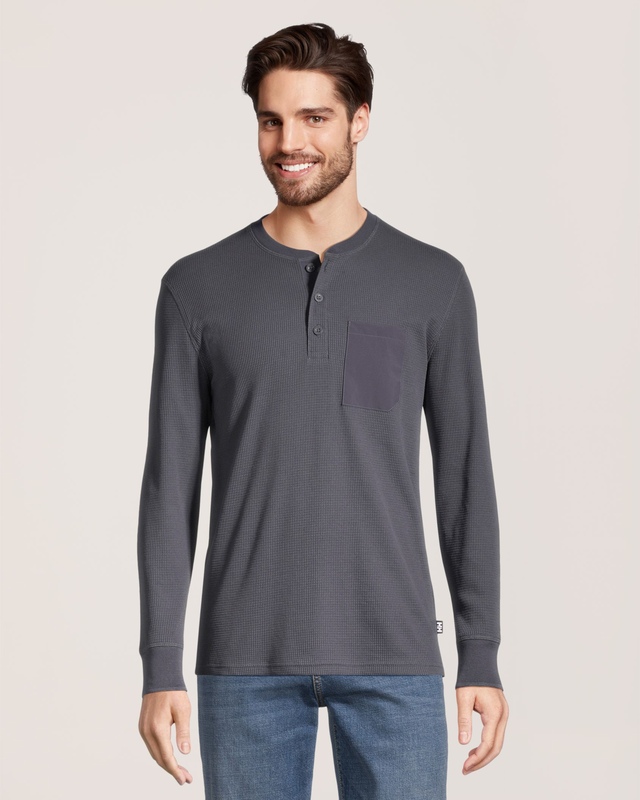 Helly Hansen Men's Waffle Knit Henley Shirt