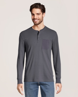 Helly Hansen Men's Waffle Knit Henley Shirt