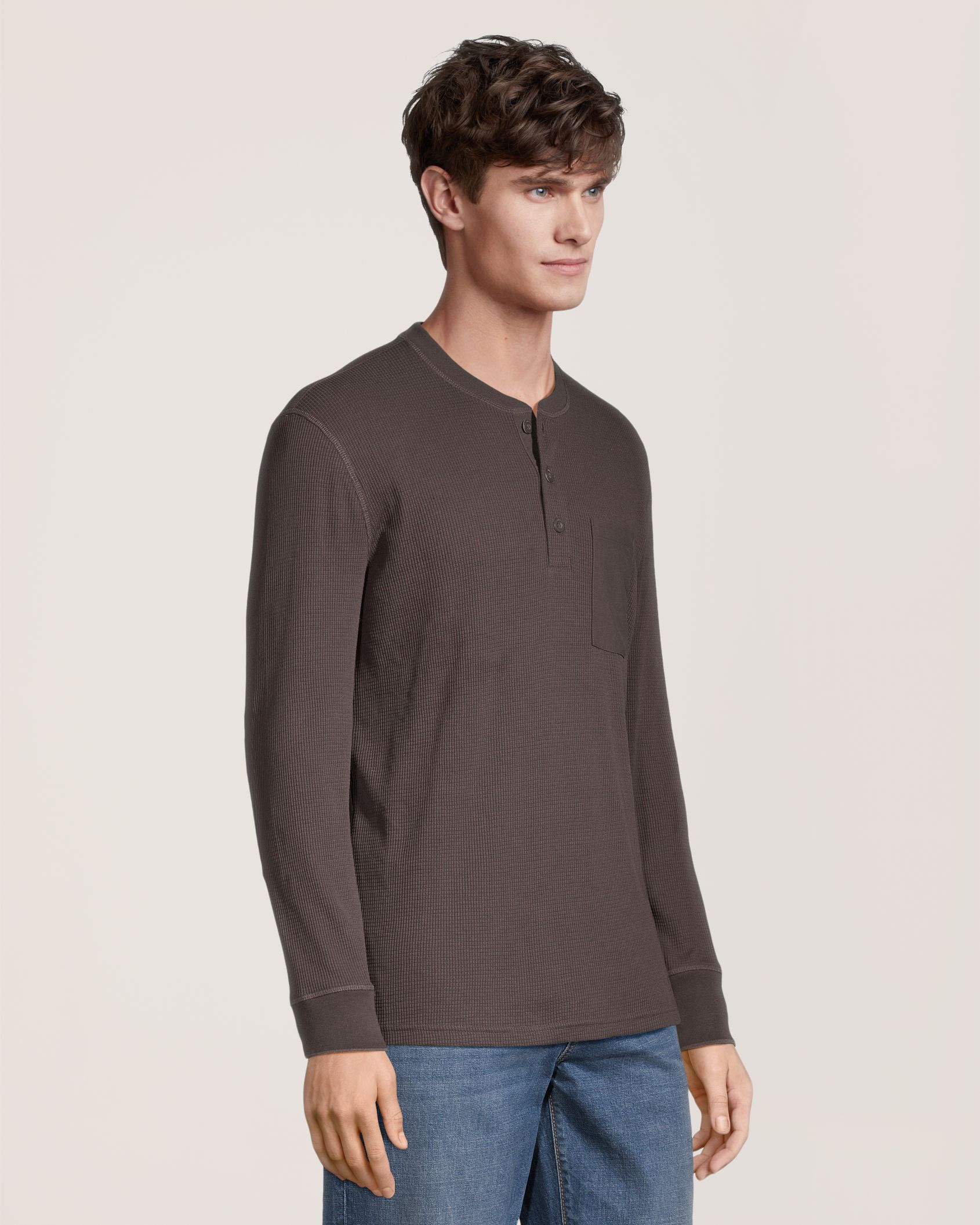 Chemise Henley en point de brioche pour hommes, Helly Hansen