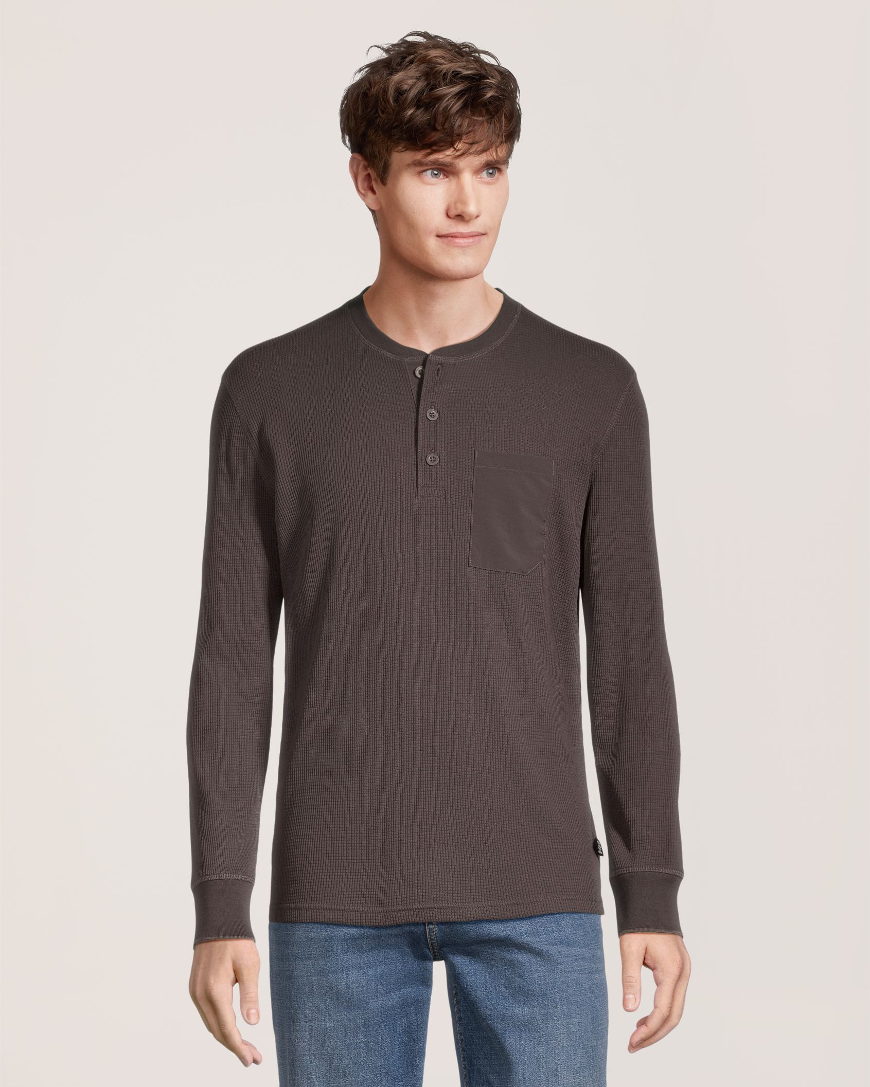 Chemise Henley en point de brioche pour hommes, Helly Hansen
