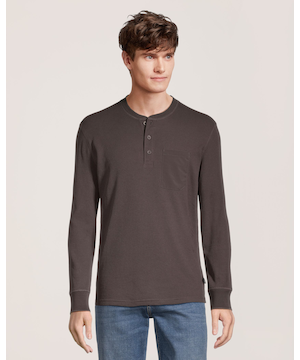 Chemise Henley en point de brioche pour hommes, Helly Hansen