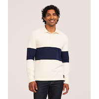 Denver Hayes Men's Long Sleeve Rugby Shirt Front_Flat