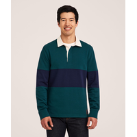 Denver Hayes Men's Long Sleeve Rugby Shirt