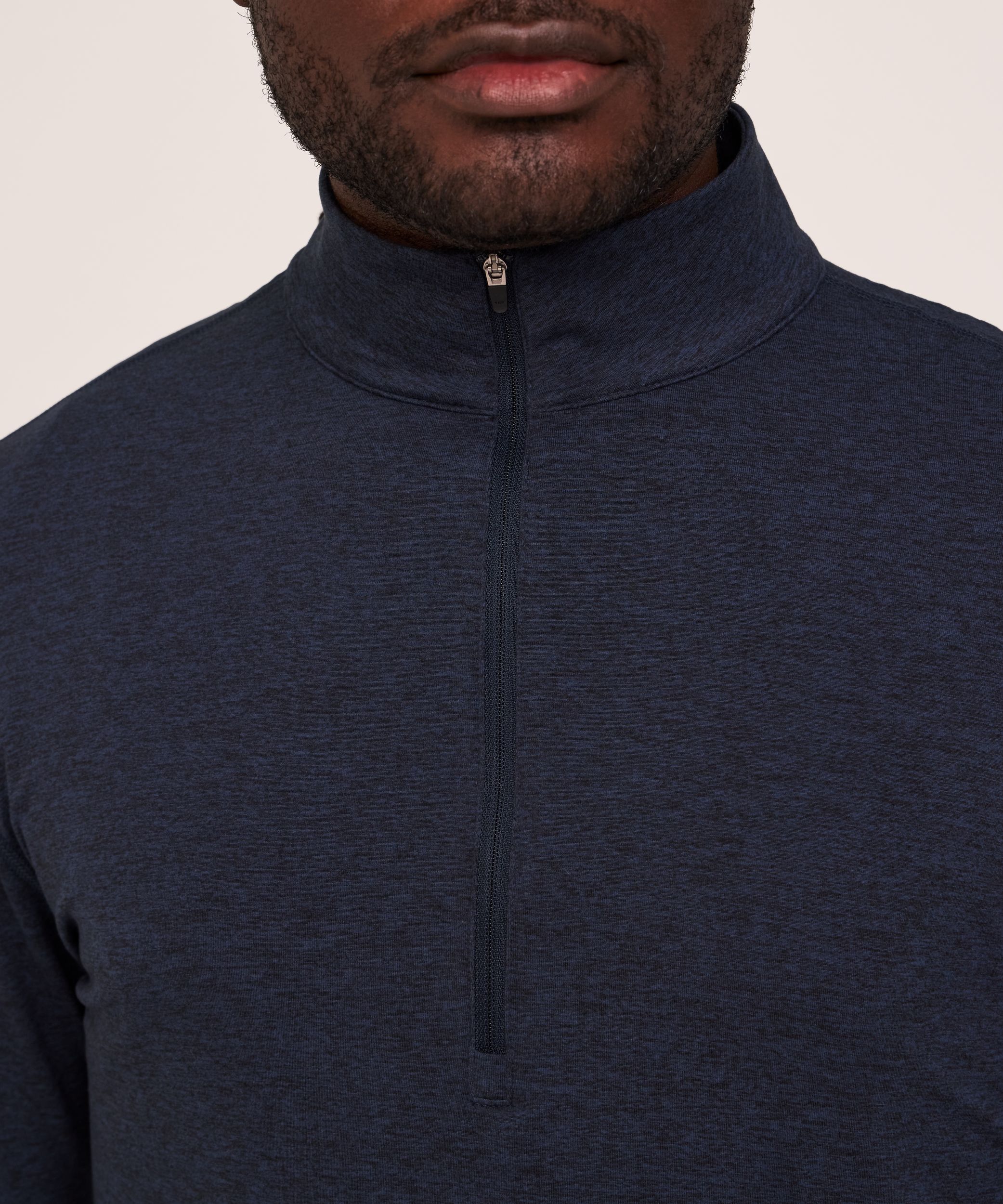 Chemise de performance à manches longues et à fermeture à glissière 1/4 avec FRESHTECH  pour hommes, Denver Hayes