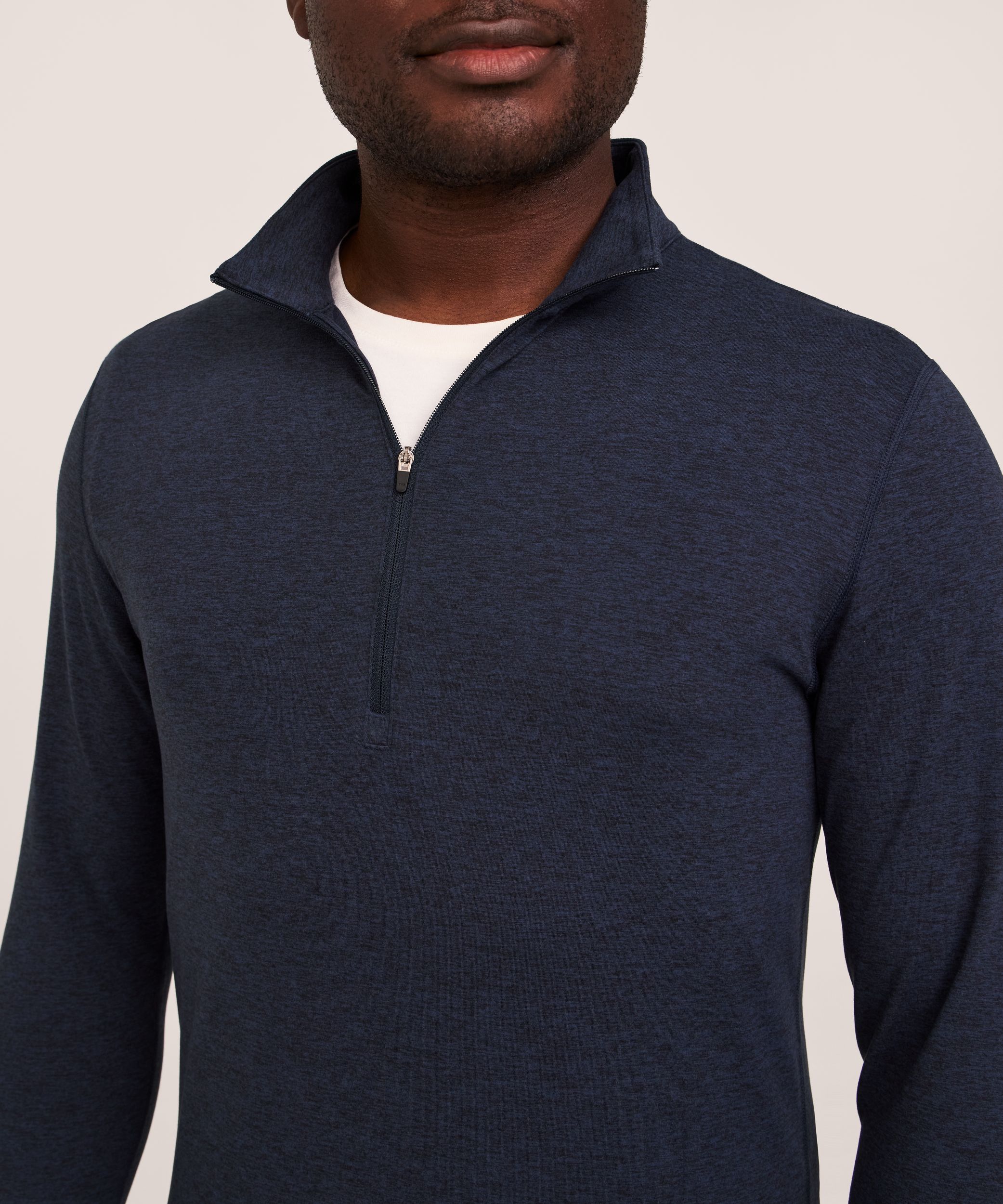 Chemise de performance à manches longues et à fermeture à glissière 1/4 avec FRESHTECH  pour hommes, Denver Hayes