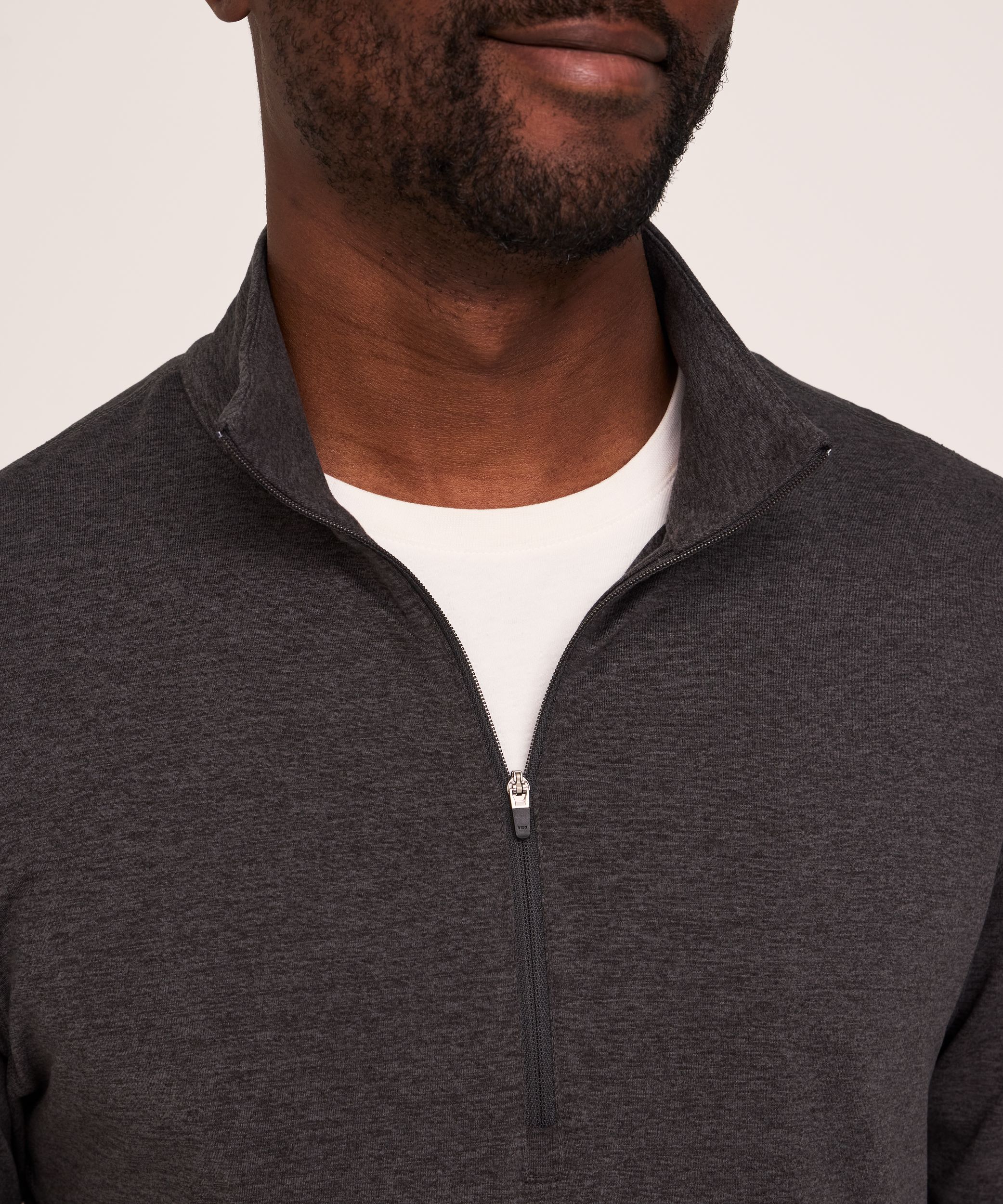 Denver Hayes Performance Men's FreshTech® Quarter-Zip Long Sleeve Shirt