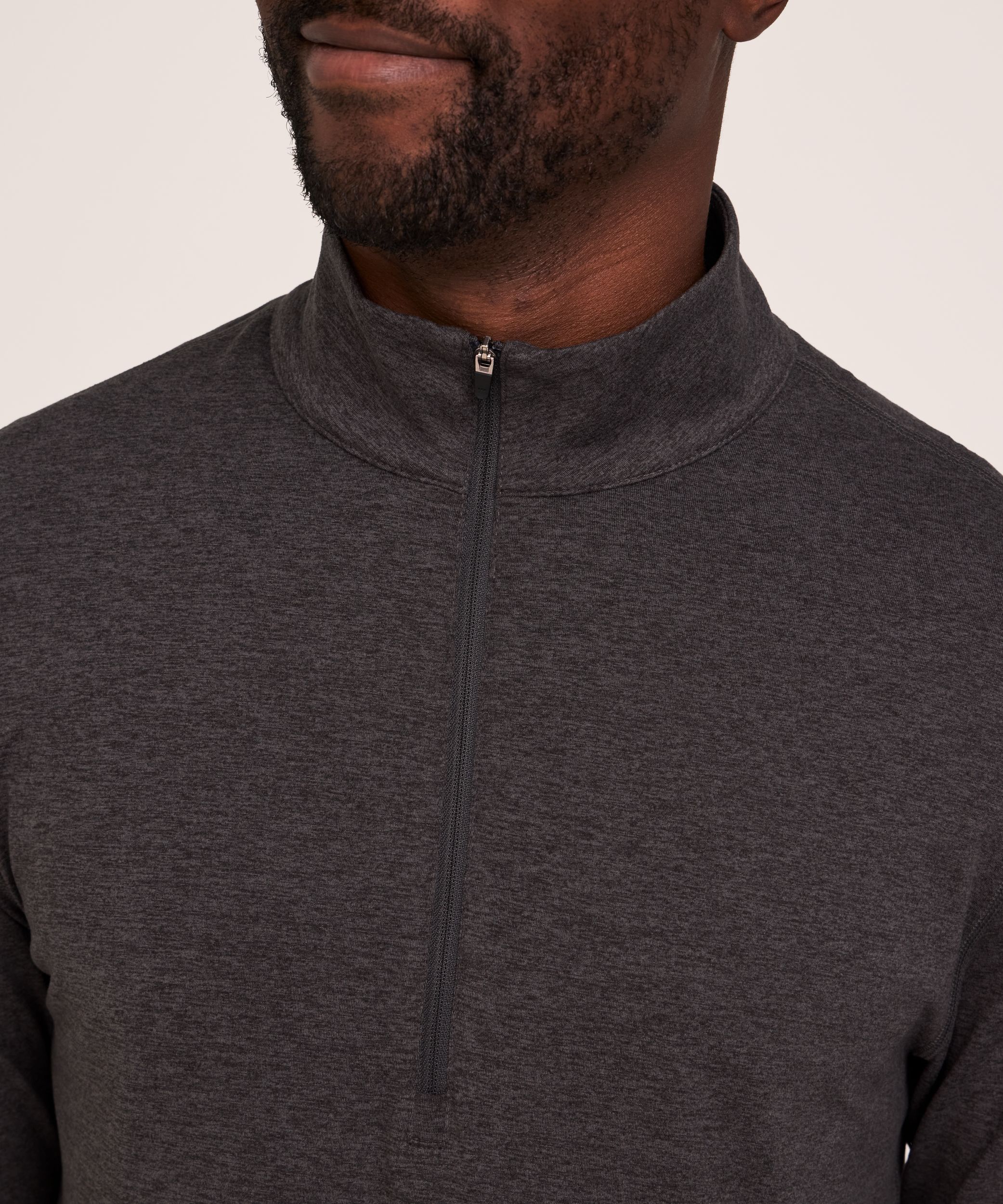 Denver Hayes Performance Men's FreshTech® Quarter-Zip Long Sleeve Shirt