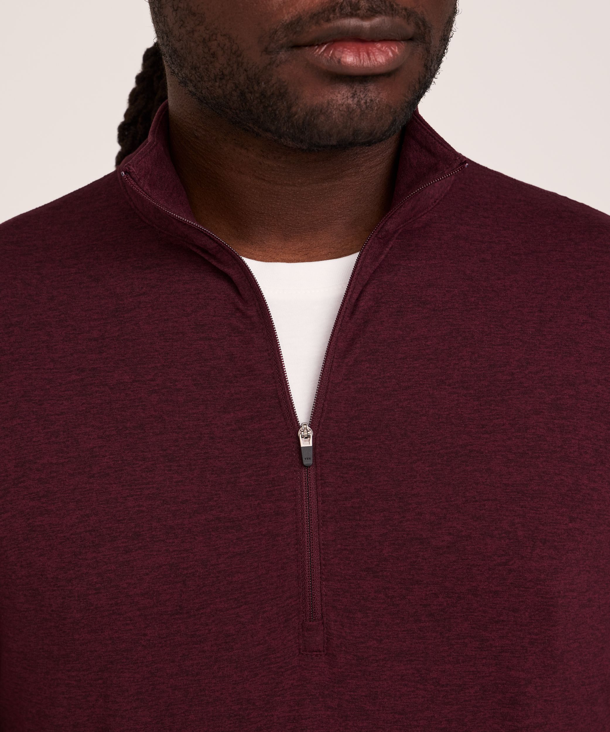 Denver Hayes Performance Men's FreshTech® Quarter-Zip Long Sleeve Shirt