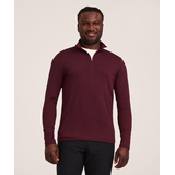 Denver Hayes Performance Men's FreshTech® Quarter-Zip Long Sleeve Shirt Front_Flat