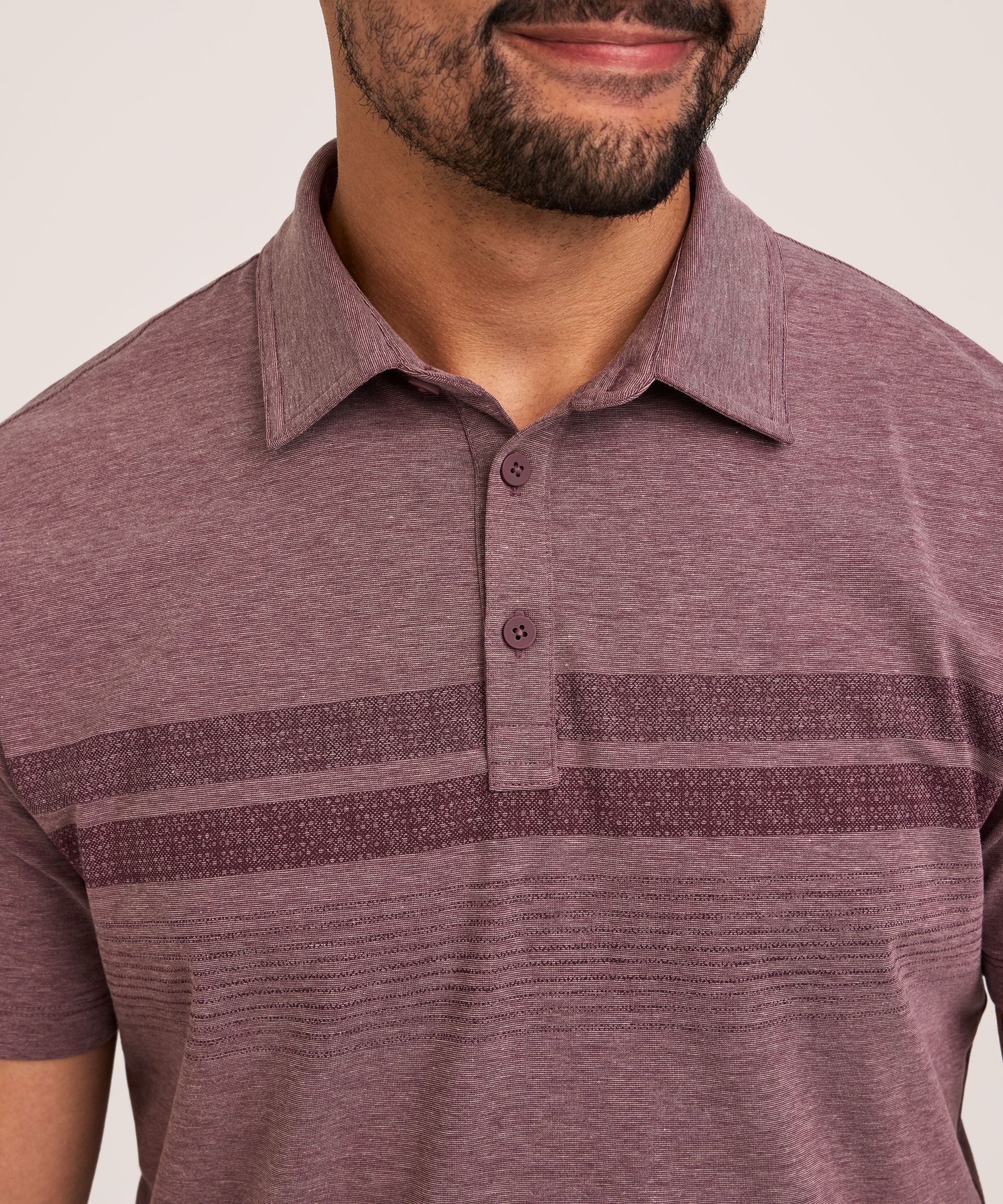 Denver Hayes Performance Men's Short Sleeve Stretch Polo