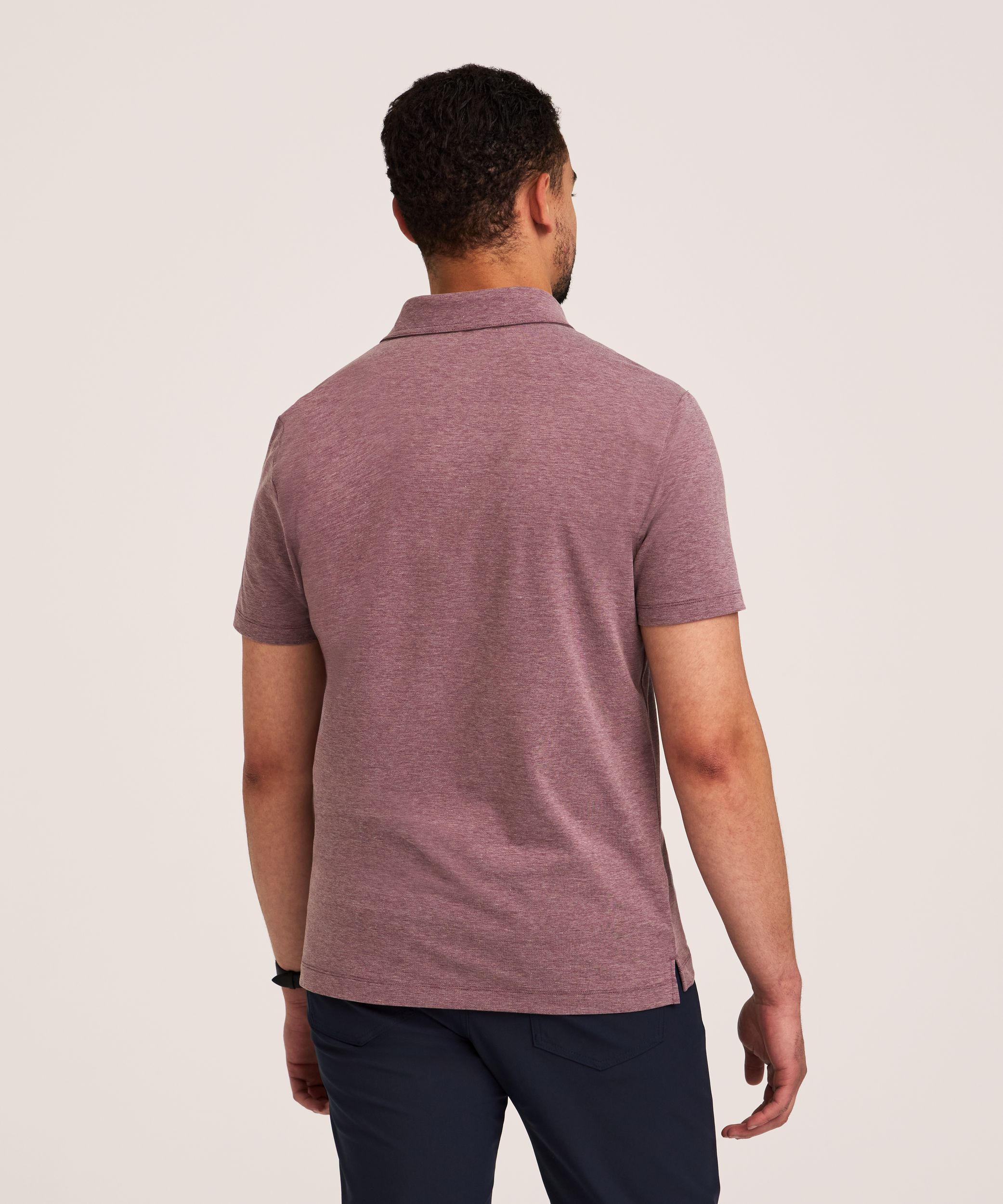 Denver Hayes Performance Men's Short Sleeve Stretch Polo