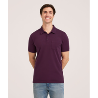 Denver Hayes Men's Modern Fit Stretch Polo Shirt