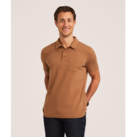 Denver Hayes Men's Modern Fit Stretch Polo Shirt