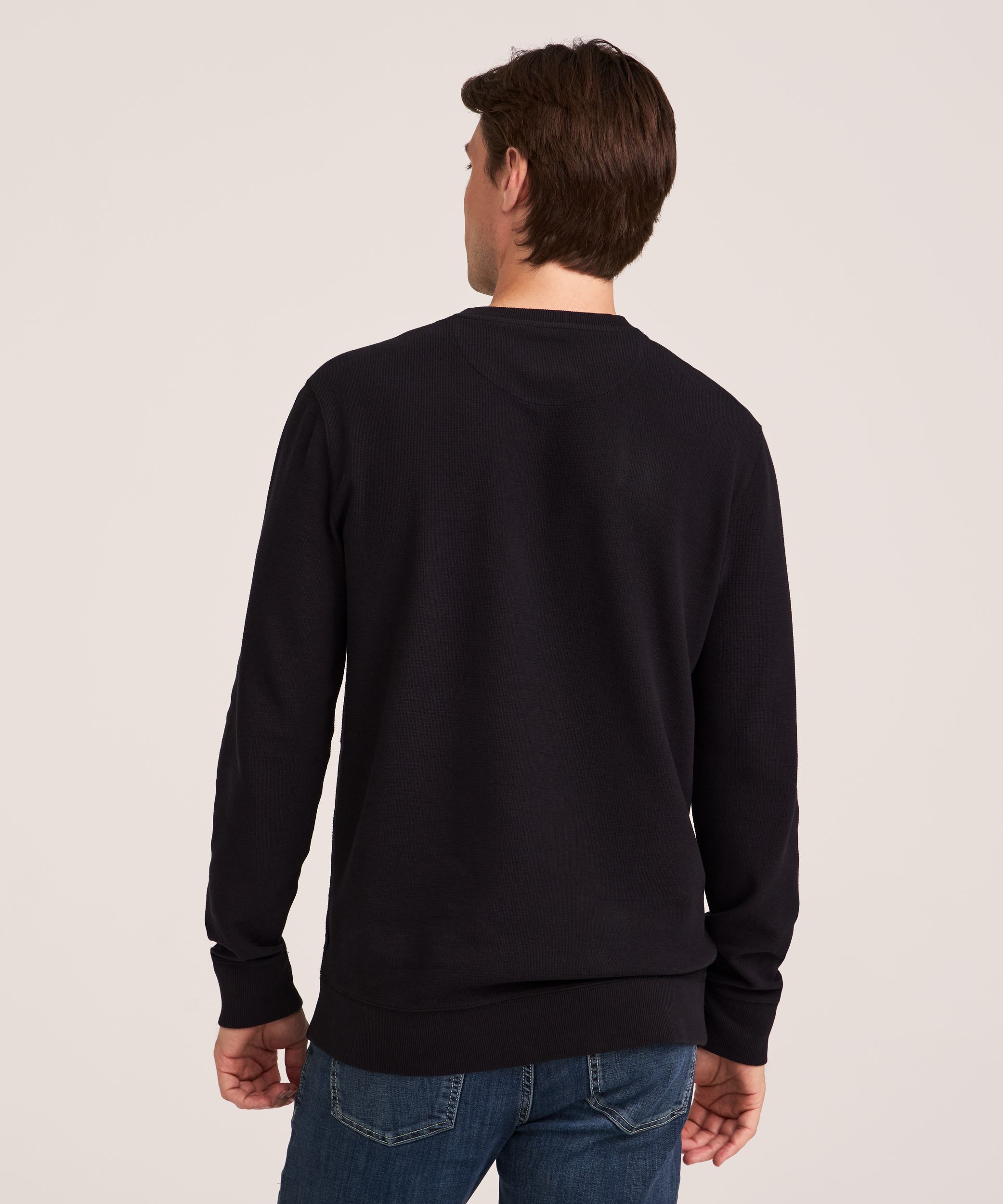 Chemise Henley en tissu côtelé pour hommes, Denver Hayes