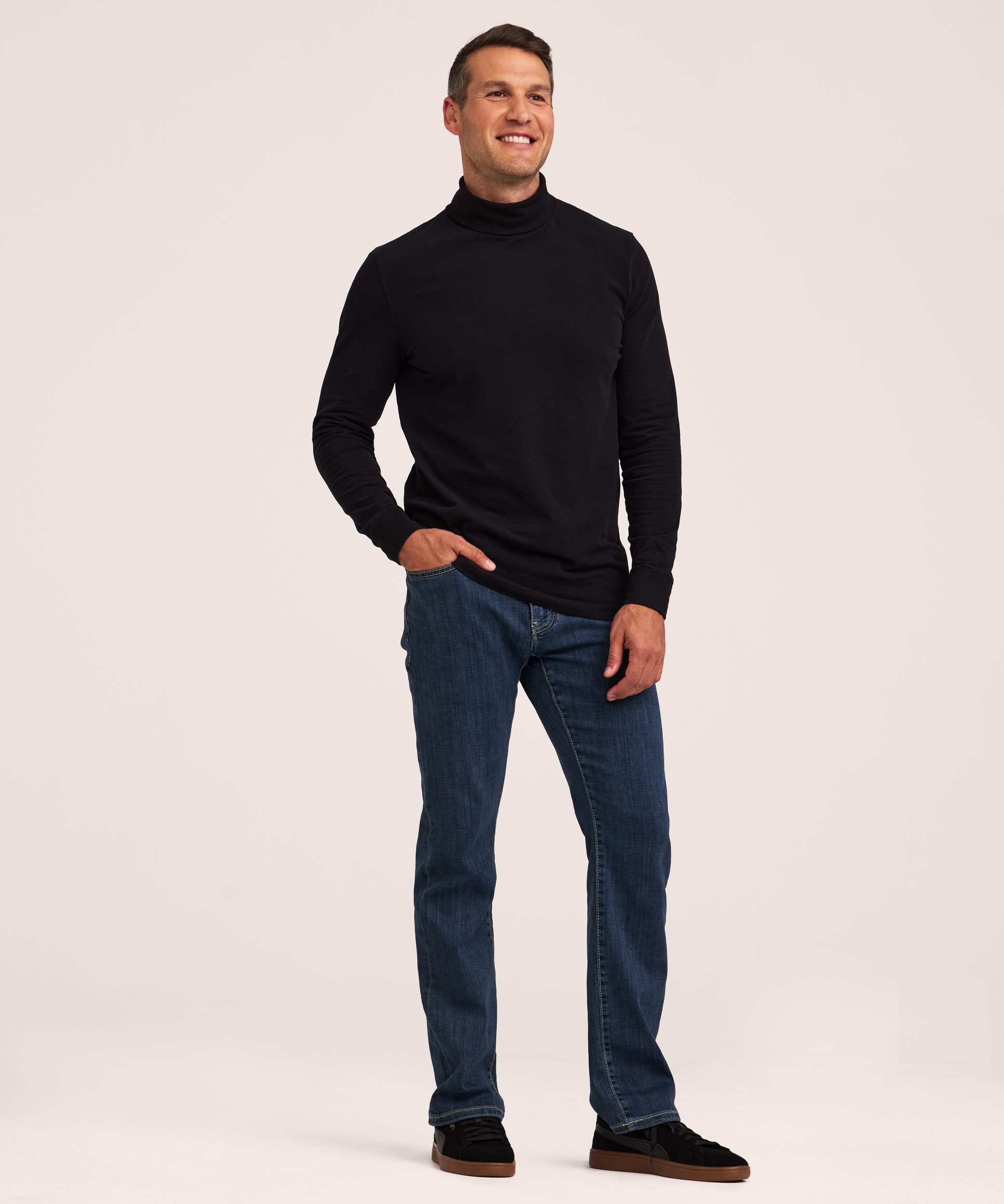 Haut à col roulé en jersey pour hommes, Denver Hayes