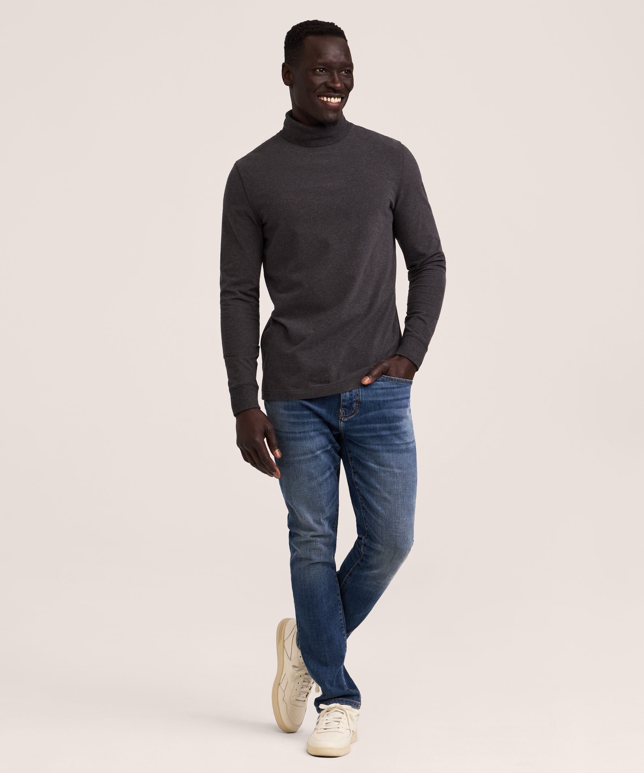 Denver Hayes Men's Jersey Turtleneck