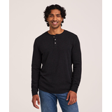 Chemise Henley ottoman pour hommes, Denver Hayes Front_Flat