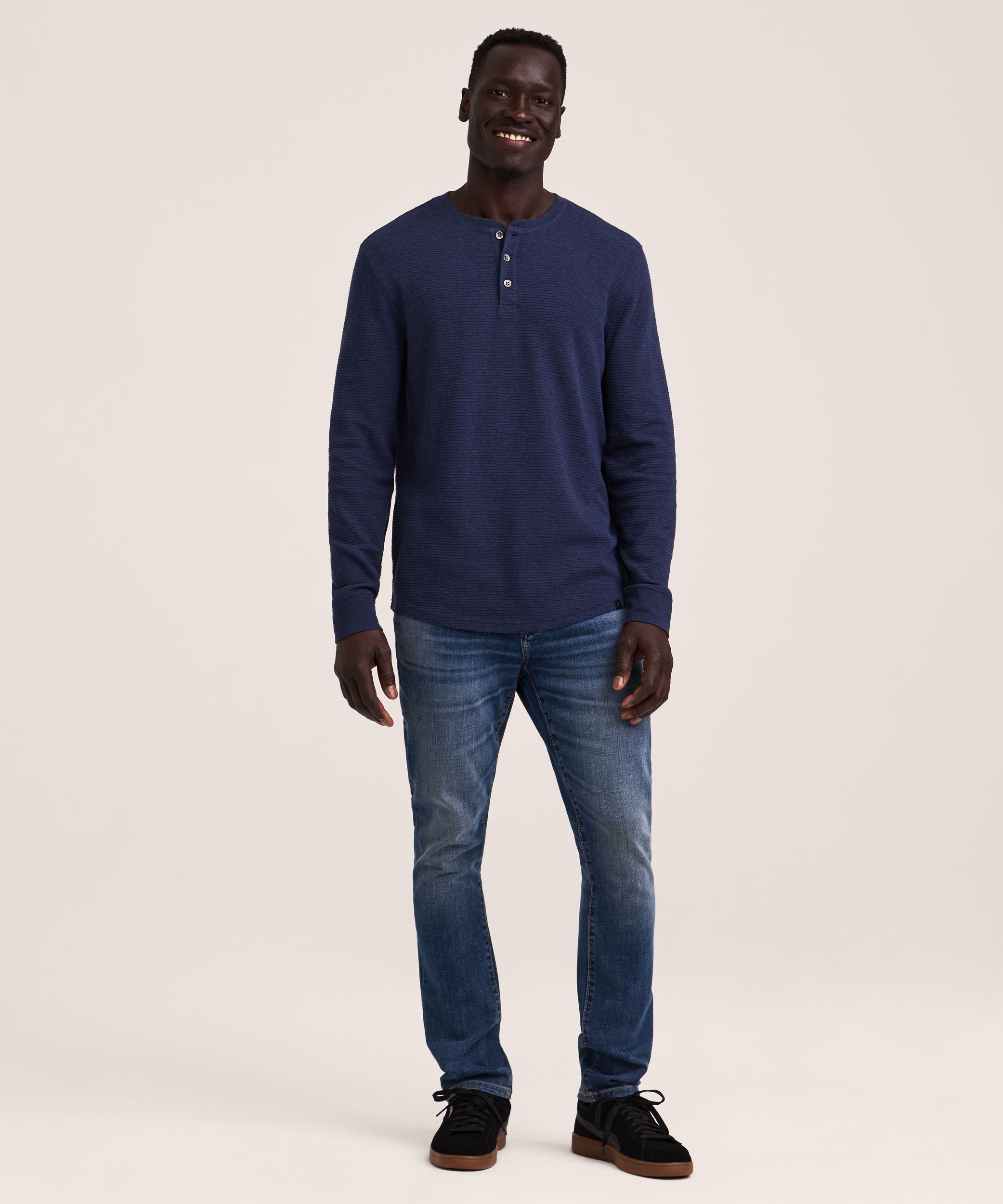 Denver Hayes Men's Ottoman Henley Shirt