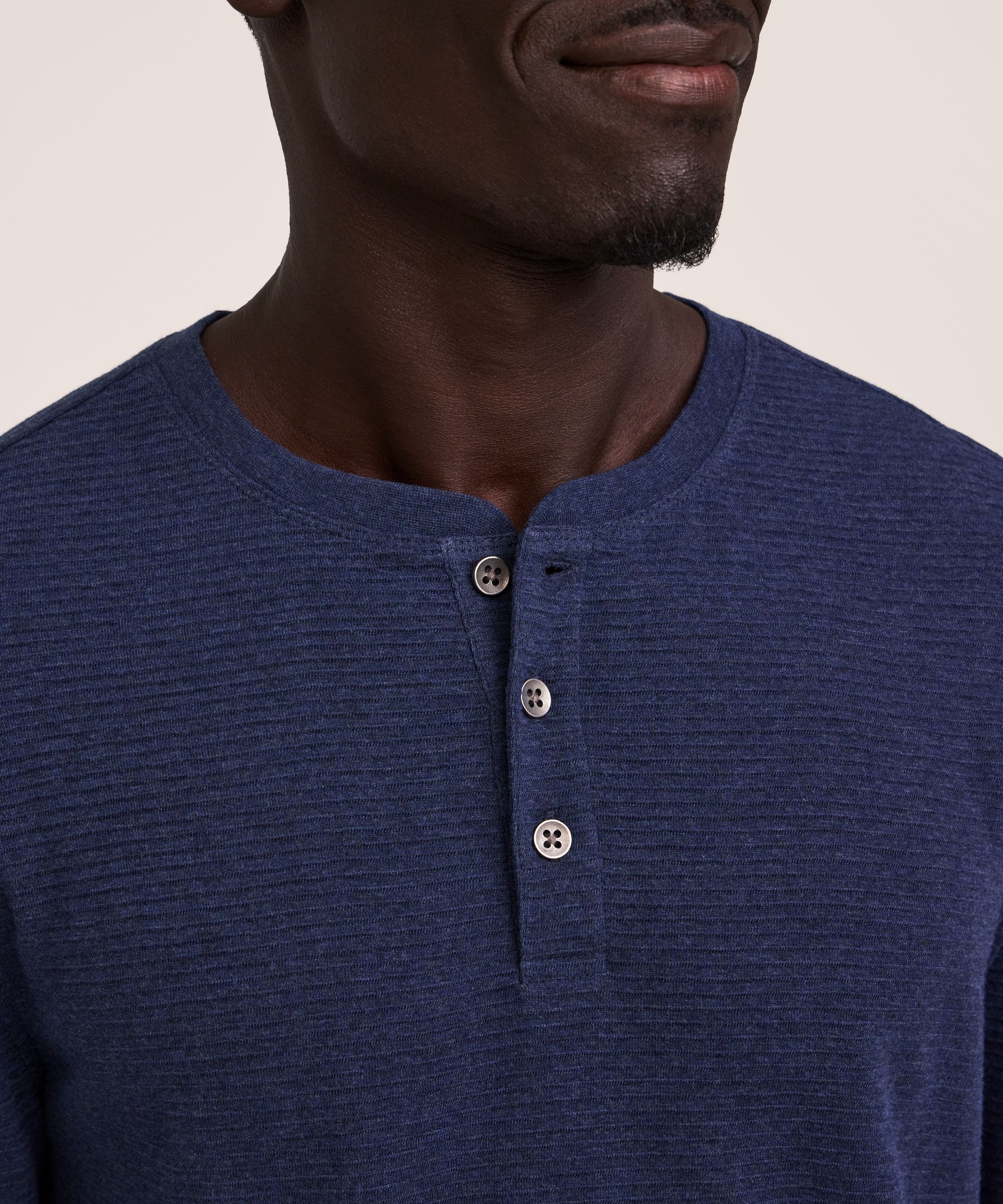 Denver Hayes Men's Ottoman Henley Shirt