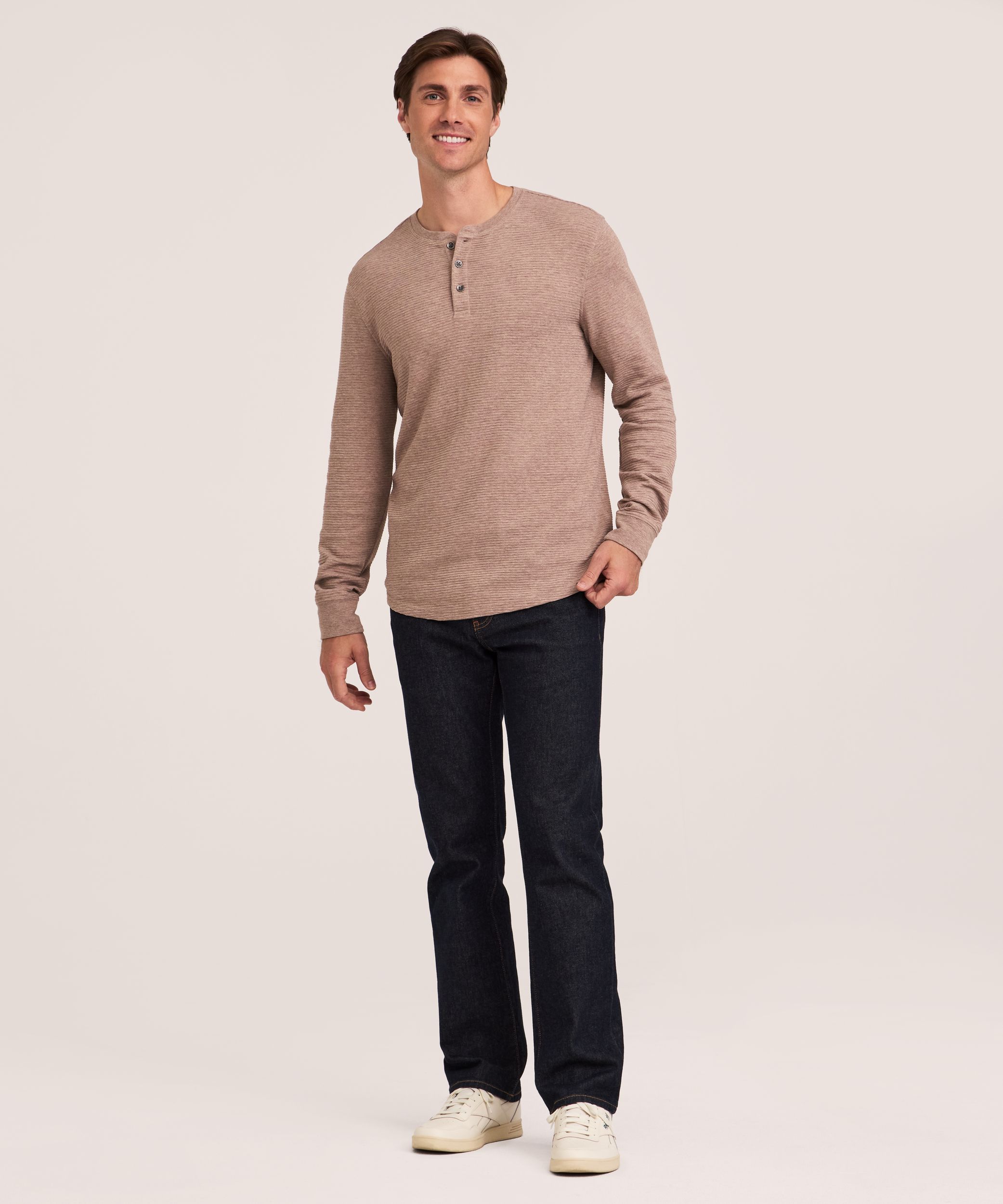 Denver Hayes Men's Ottoman Henley Shirt