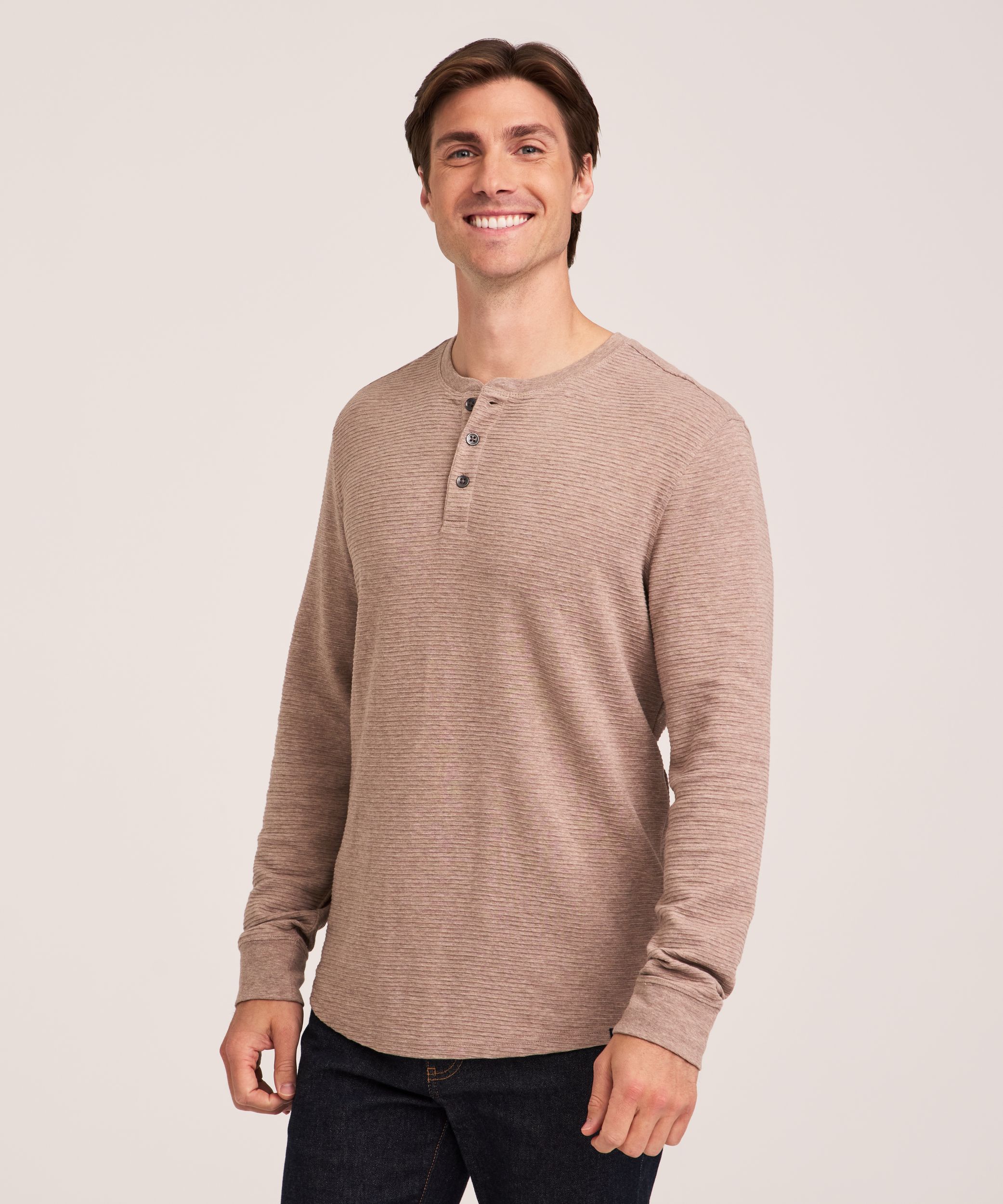 Denver Hayes Men's Ottoman Henley Shirt