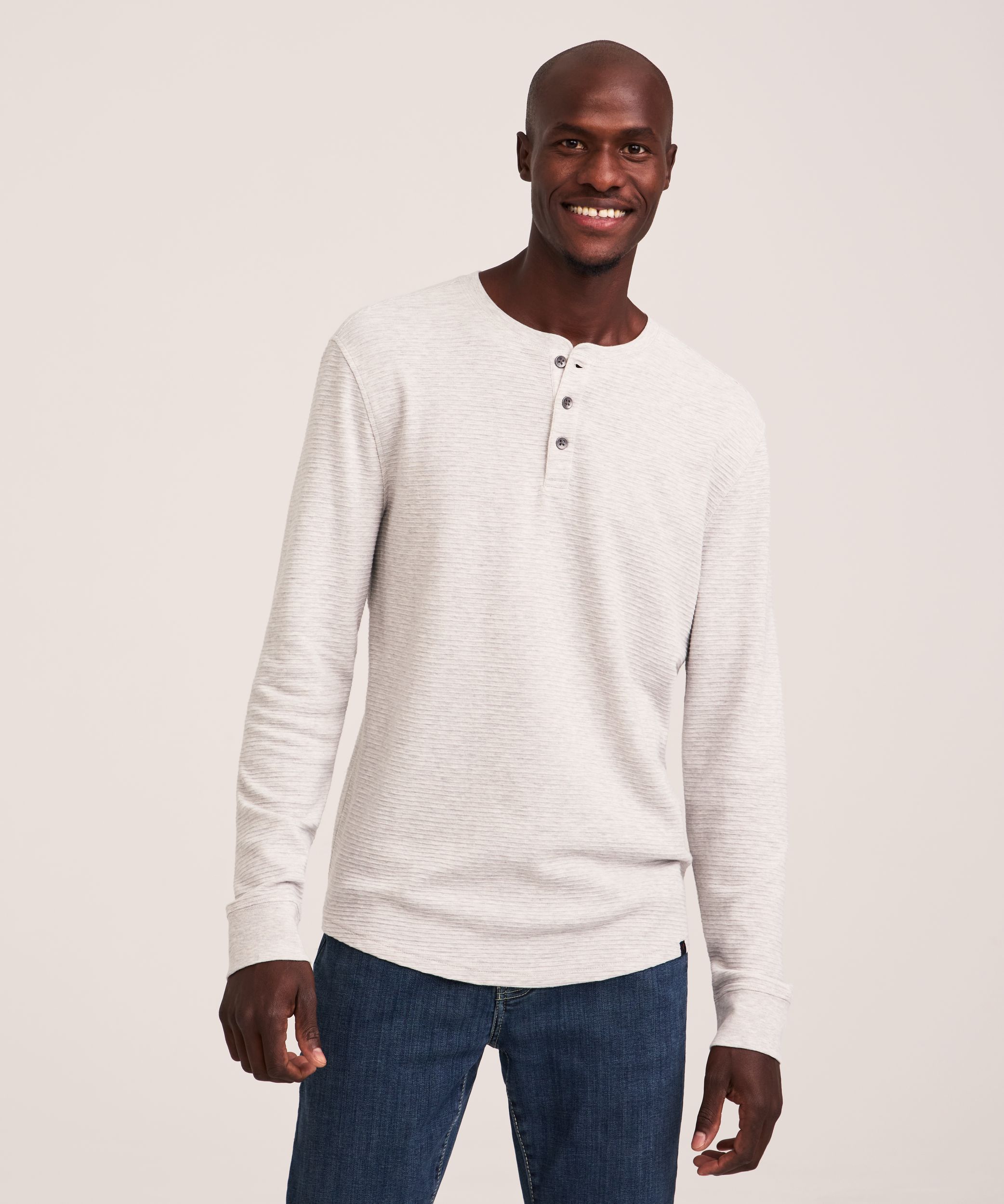 Denver Hayes Men's Ottoman Henley Shirt