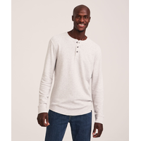 Chemise Henley ottoman pour hommes, Denver Hayes