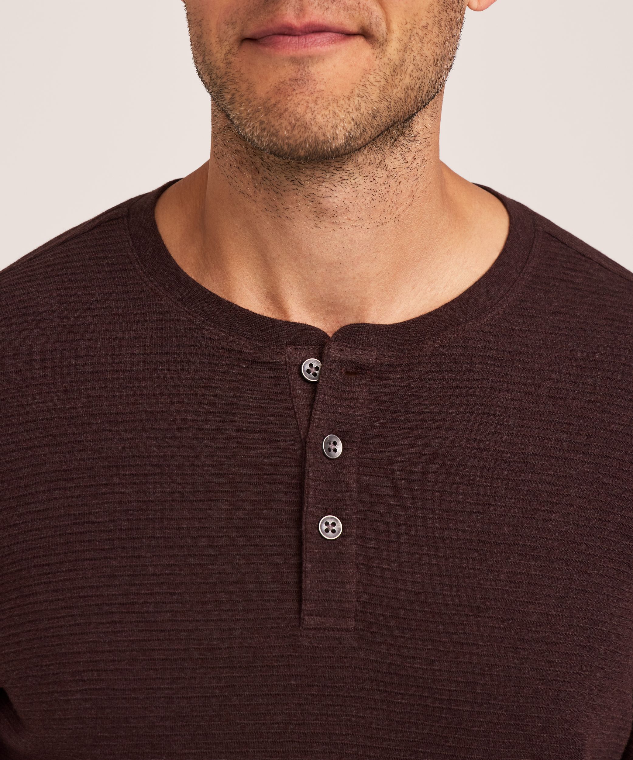 Denver Hayes Men's Ottoman Henley Shirt
