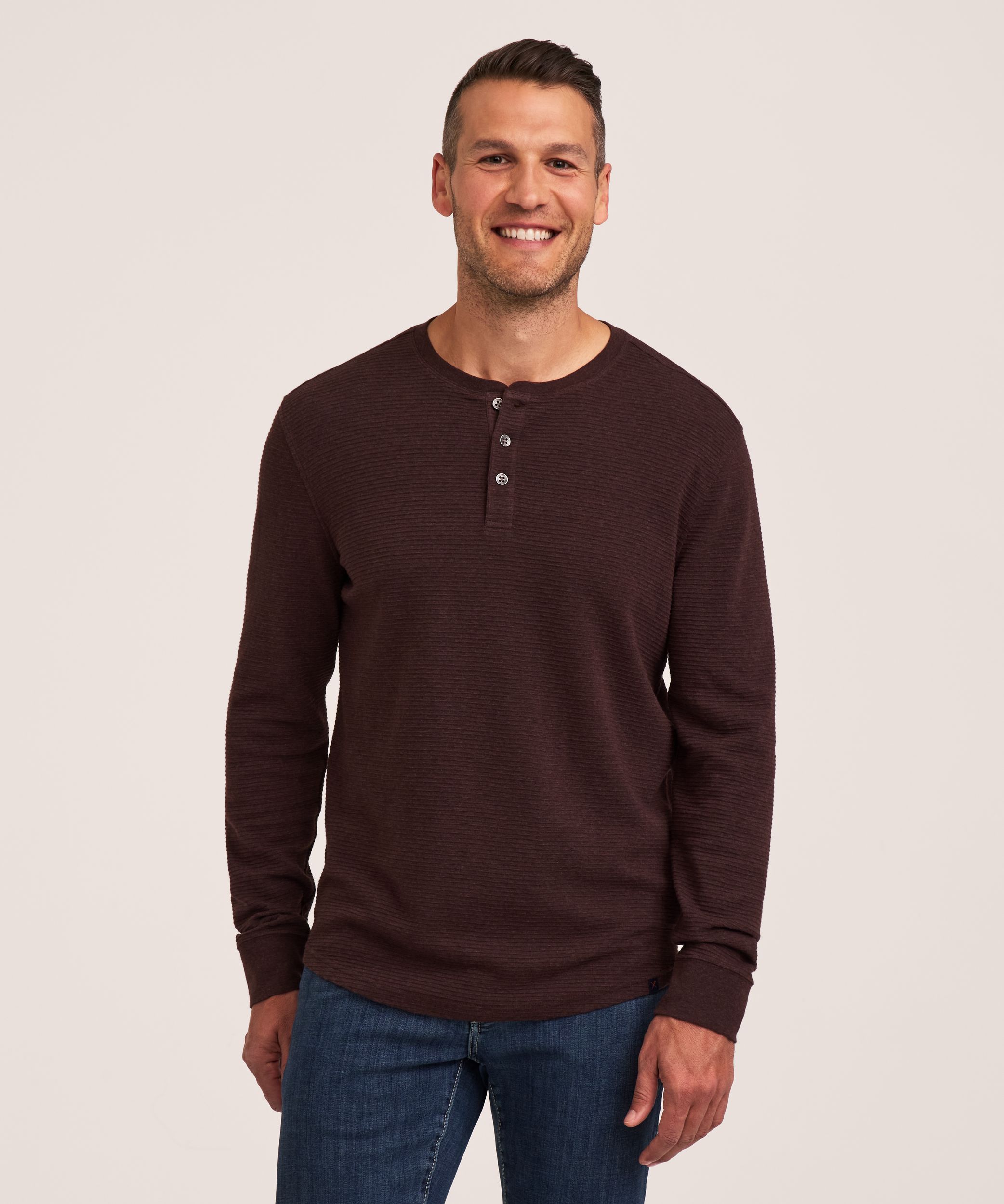 Denver Hayes Men's Ottoman Henley Shirt