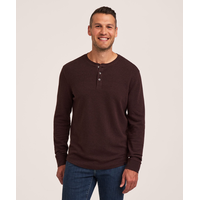 Chemise Henley ottoman pour hommes, Denver Hayes