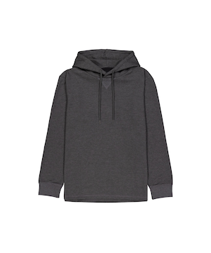 Silver Men's Thermal Knit Popover Hoodie