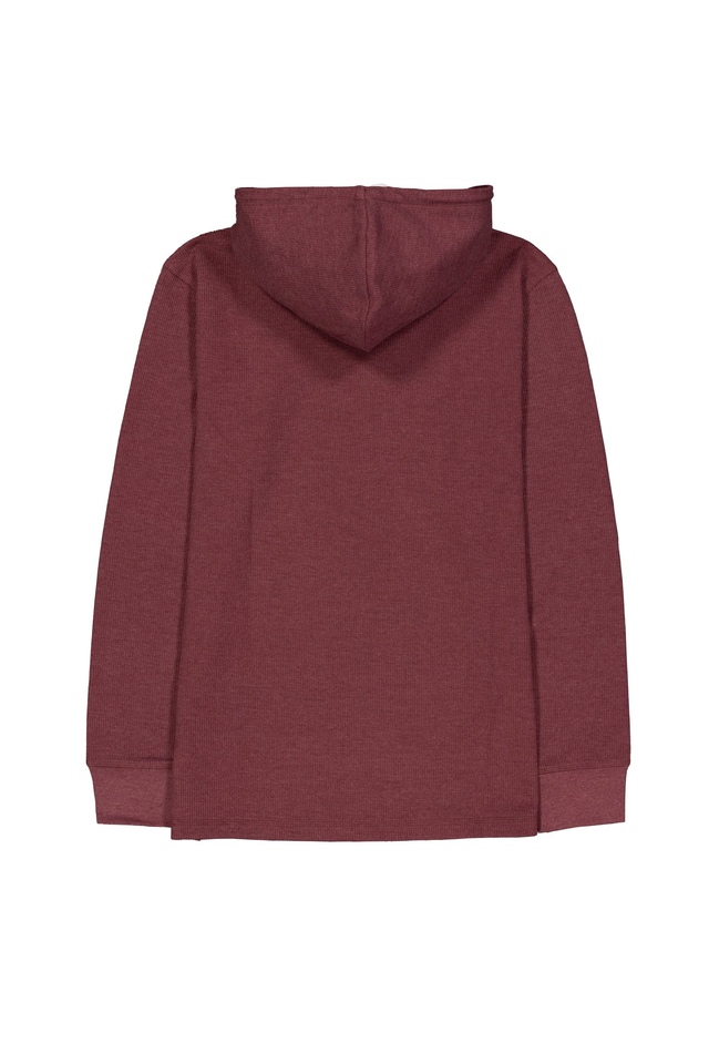 Silver Men #39 s Thermal Knit Popover Hoodie Mark #39 s