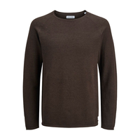 Chandail à col ras du cou en tricot pour hommes, Hill, Jack & Jones