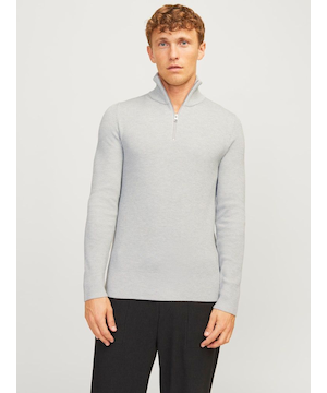 Jack & Jones Men's Perfect Knit Half Zip Shirt