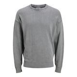 Chandail à col ras du cou en tricot pour hommes, Charge, Jack & Jones Front_Flat