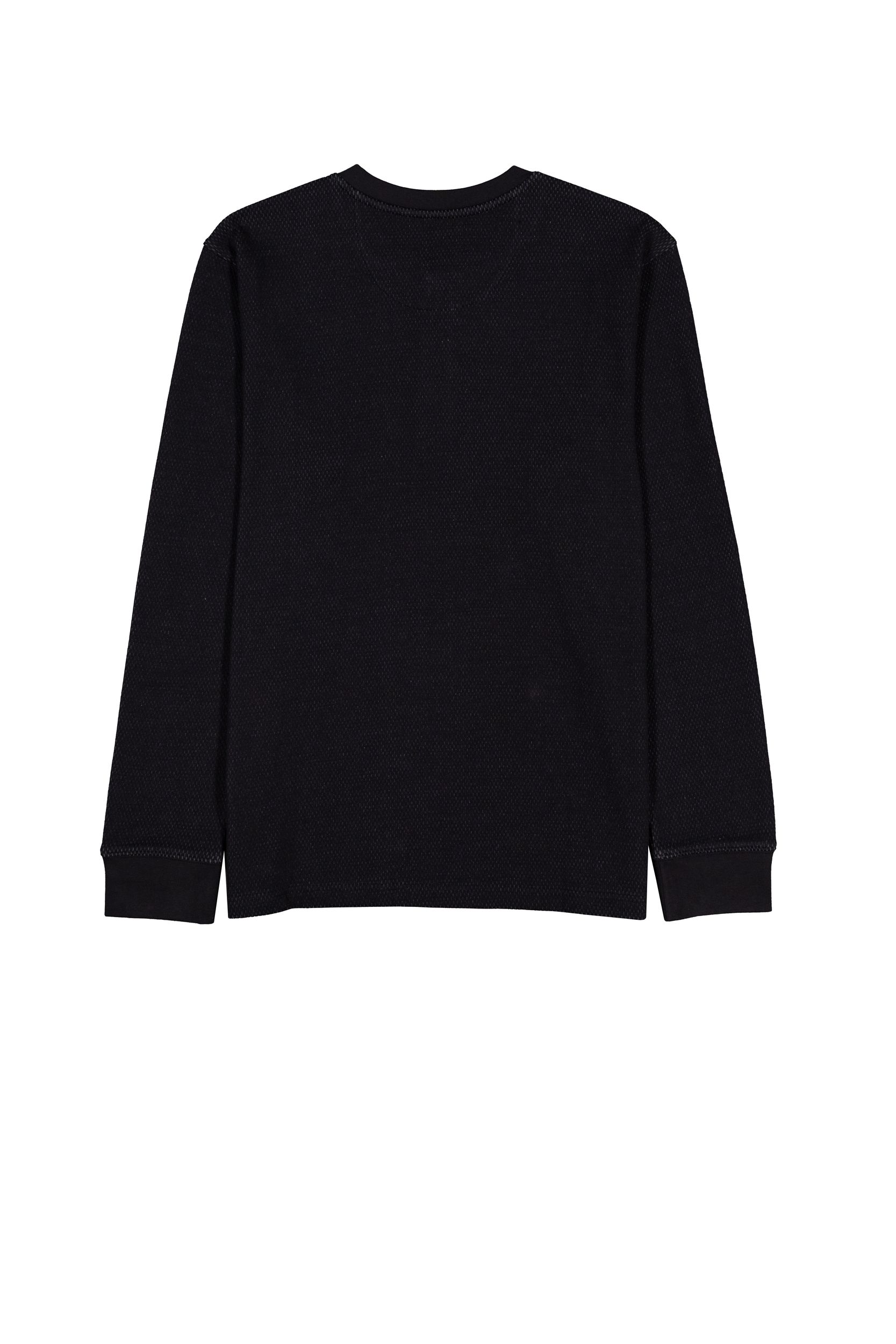 Silver Men's Double Knit Henley Shirt
