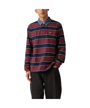 Polo de rugby classique à manches longues pour hommes, Levi's