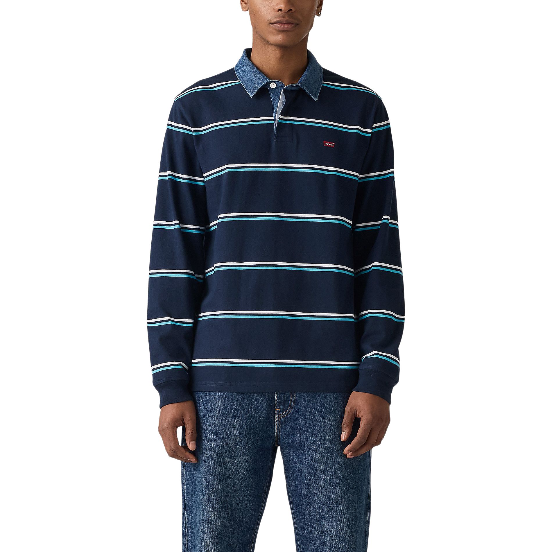 Polo de rugby classique à manches longues pour hommes, Levi's