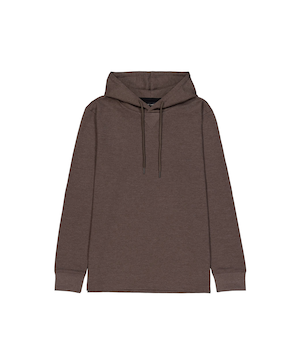 Chandail à capuche isotherme à enfiler en tricot pour hommes, Silver